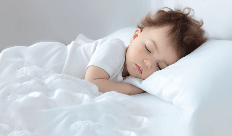 赤ちゃんが眠るようす